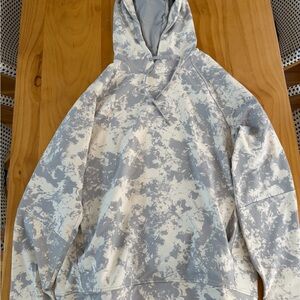 Lululemon Gray and White Camouflage Hoodie